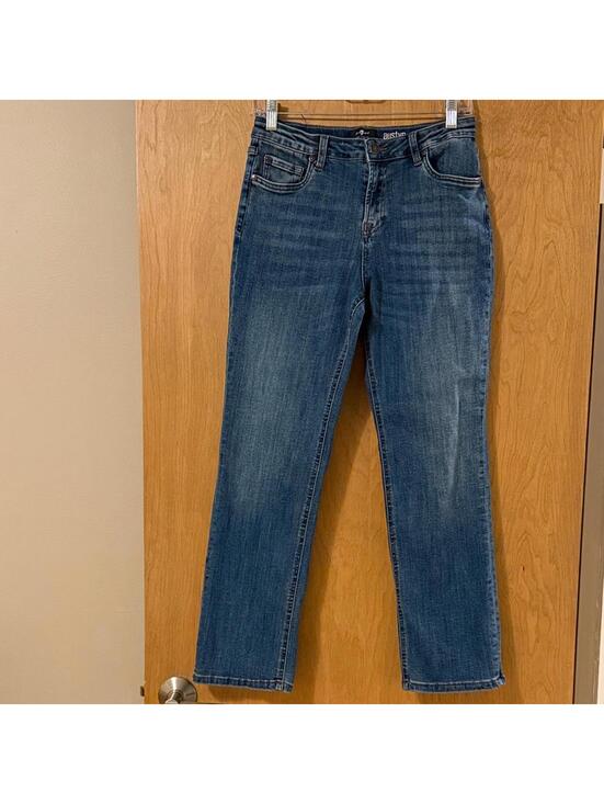 7 For All Mankind Denim - 7 For All Mankind Austyn Relaxed Straight Denim Jeans Size 14